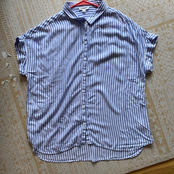 Beach Lunch Lounge Striped Button Down - Picture 5 of 5